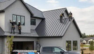 Seattle WA metal roofing installation by Next Level Exteriors showcasing durable Pacific Northwest design