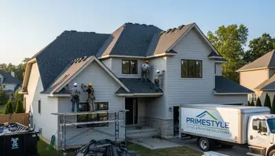 Seattle WA vinyl siding and roof replacement by Next Level Exteriors contractors