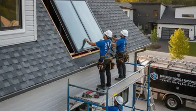 Professional skylight installation on vinyl siding home in Seattle, WA by Next Level Exteriors