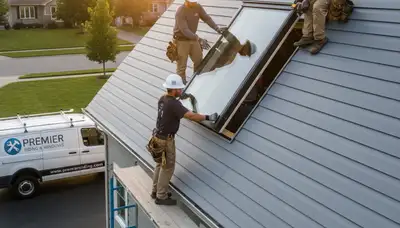 Professional skylight installation on vinyl siding home in Seattle, WA by Next Level Exteriors