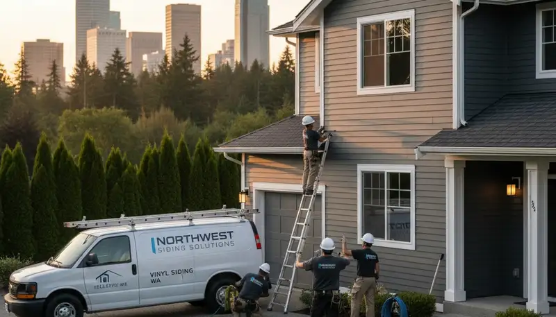 Professional vinyl siding contractors serving homes in Seattle WA with expert exterior installation
