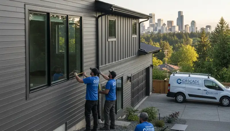 Professional vinyl siding installation by siding contractors in Seattle, WA