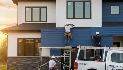 Professional vinyl siding installation by contractors in Seattle, WA homes