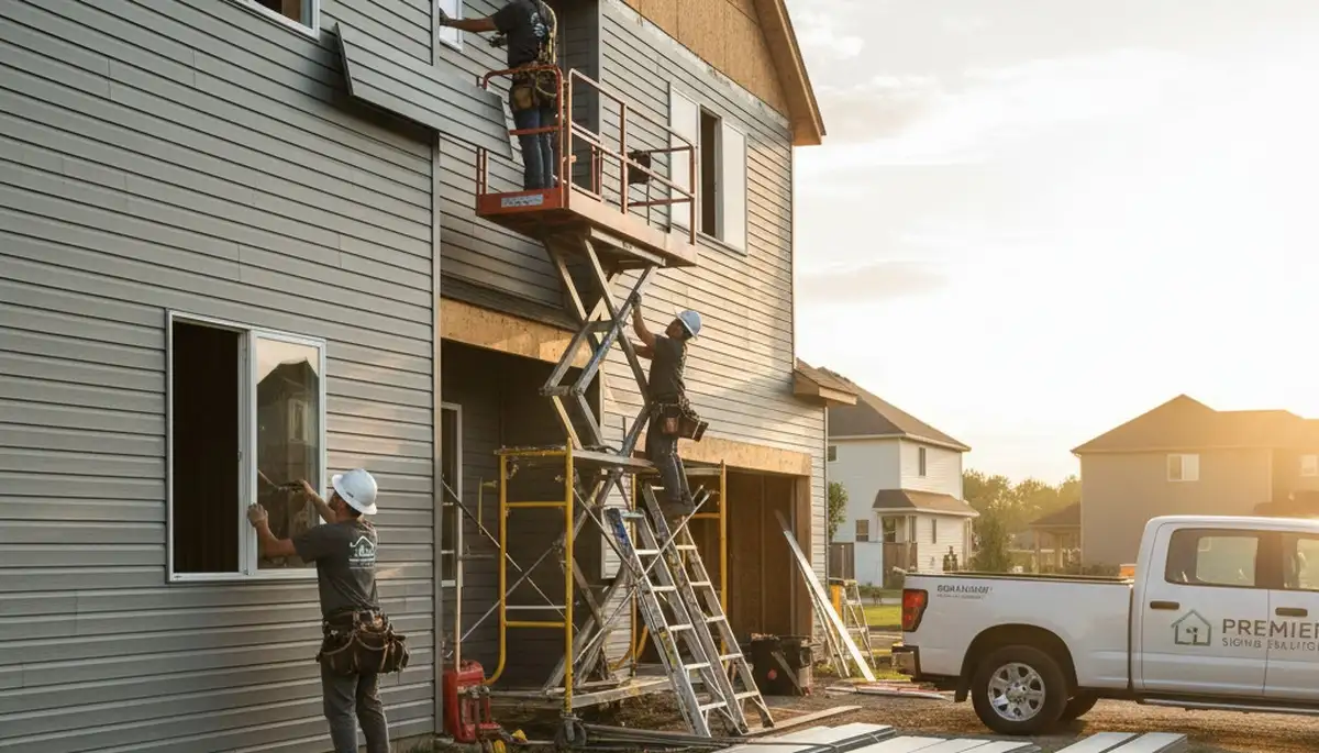 Professional vinyl siding installation on Seattle WA home exterior by Next Level Exteriors