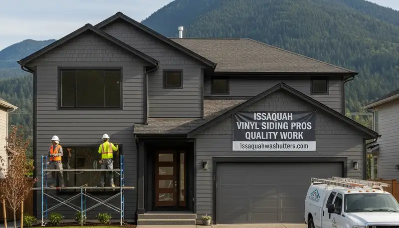 Professional vinyl siding installation by expert contractors in Seattle, WA