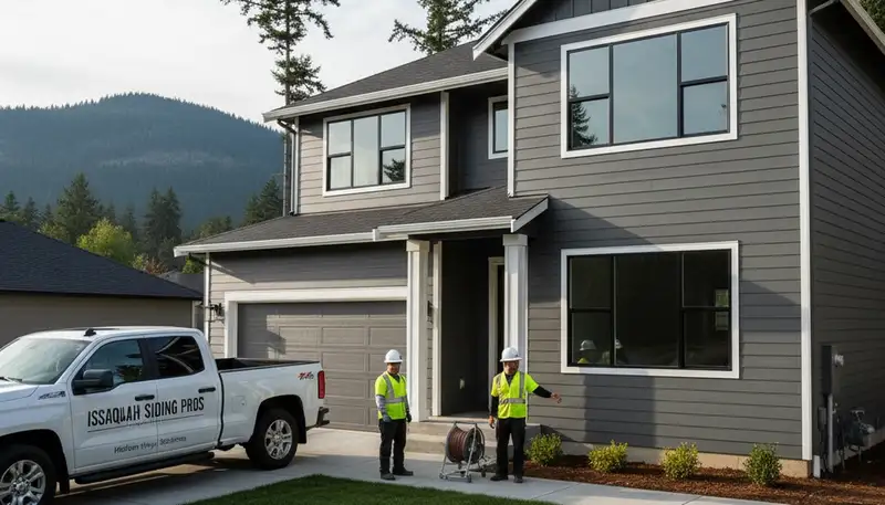 Vinyl siding installation by expert contractors in Seattle WA homes