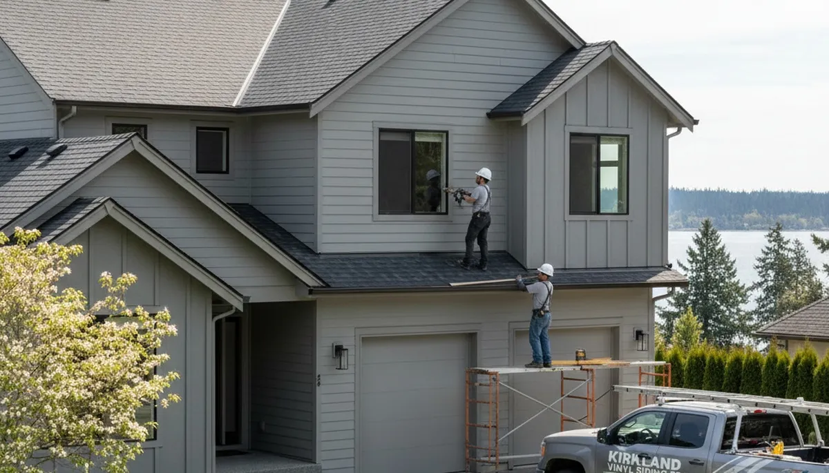 Professional vinyl siding installation by siding contractors in Seattle, WA