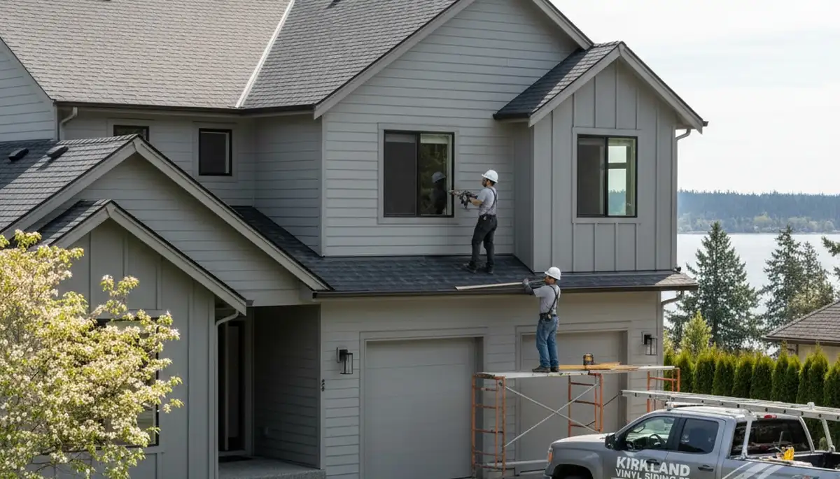 Professional vinyl siding installation by siding contractors in Seattle, WA