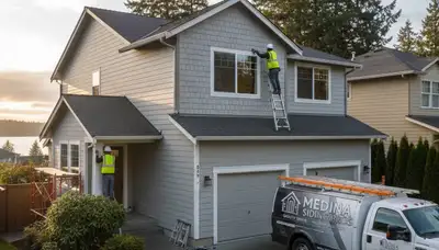 Professional vinyl siding contractors enhancing home exteriors in Seattle, WA