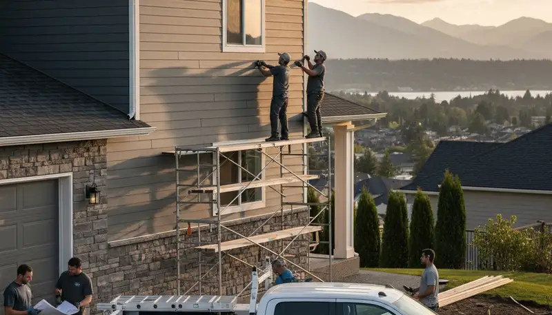 Professional vinyl siding contractors serving homes in Seattle, WA
