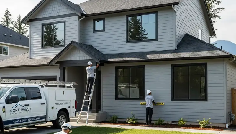 Professional vinyl siding contractors in Seattle WA upgrading home exteriors with durable materials